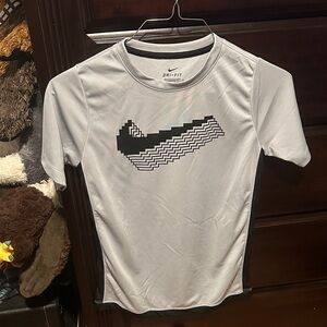 Nike Kids Light Gray Dri-FIT Tee